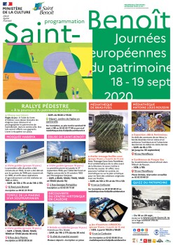 Programme des Journées du patrimoine à Saint-Benoît