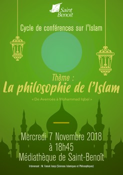 Conférence "La philosophie de l'Islam"