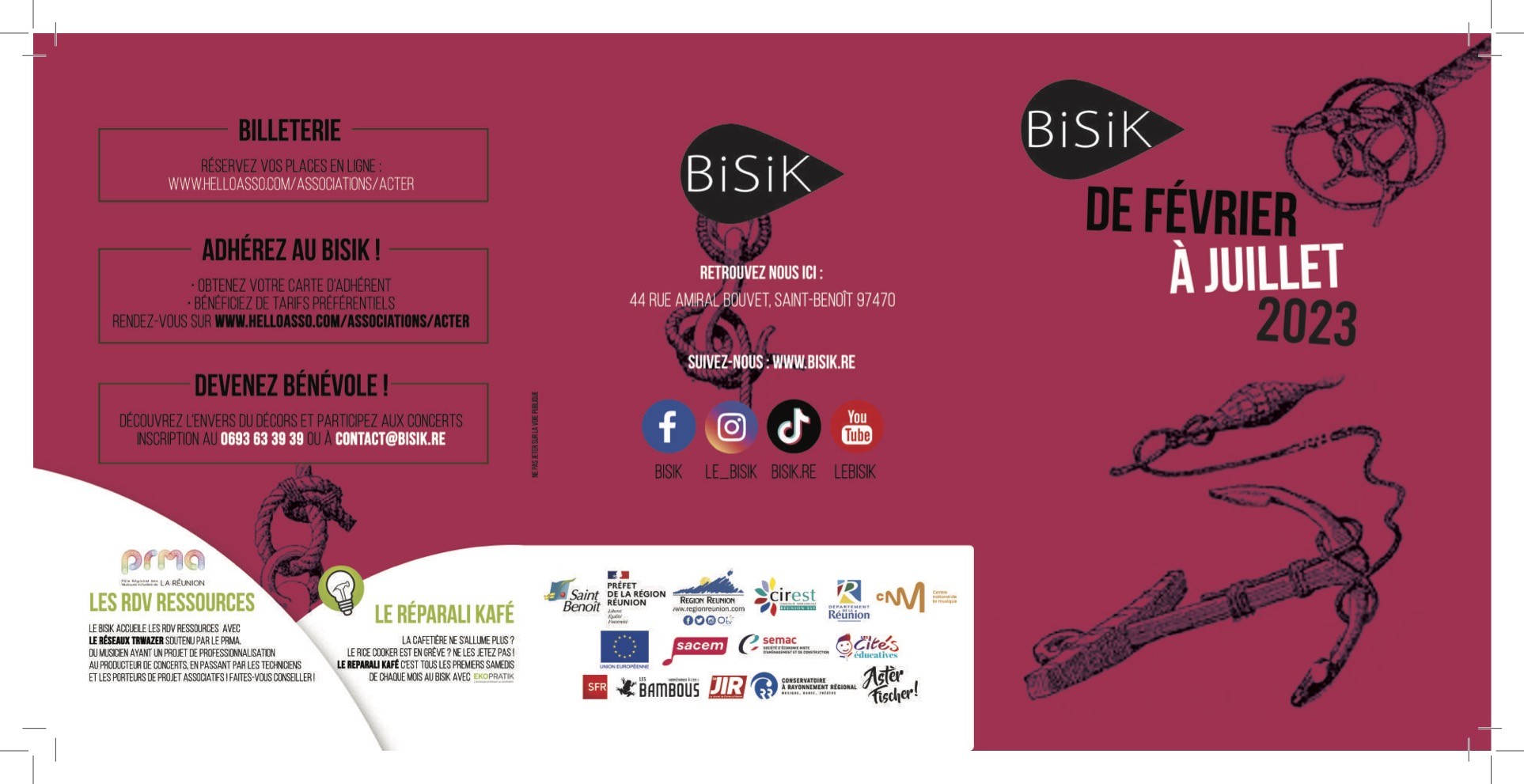 BISIK : Programme de Février à Juillet 2023