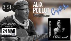 Alix Poulot et Gilles Lauret au Bisik !  Créol, cool music aux accents de maloya métis