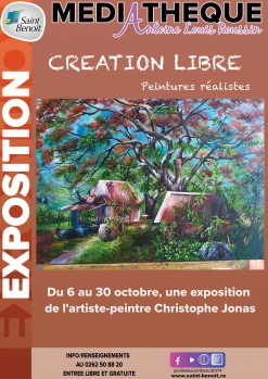 Exposition "Création libre" de Christophe Jonas