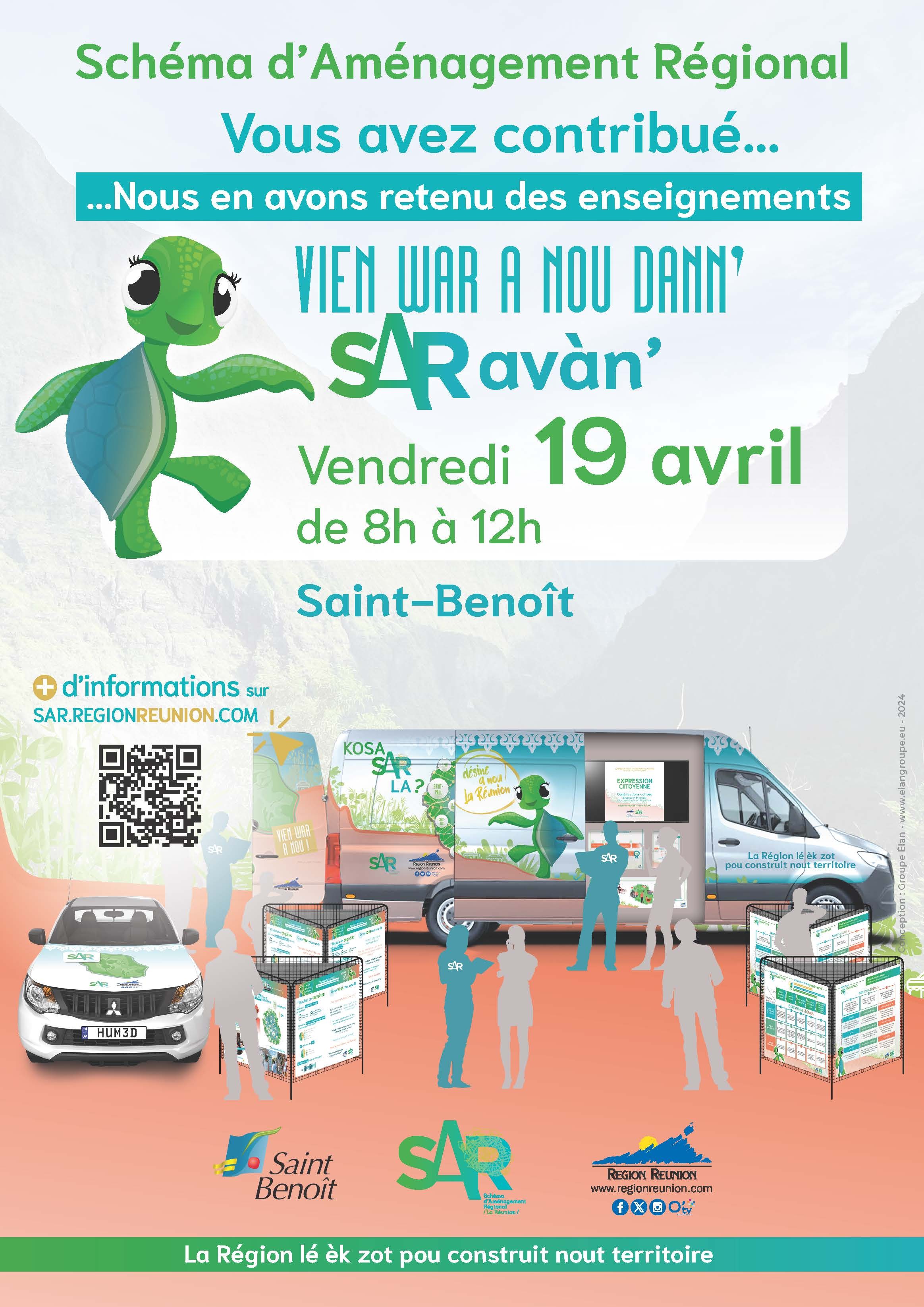 La Caravane du SAR i ar'viens dann Saint-Benoît !