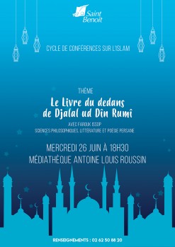 Conférence "Le Livre du dedans  de Djalal ud Dîn Rumî "