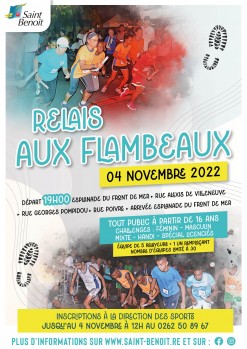 Relais aux flambeaux - Le vendredi 04 novembre à Saint-Benoît!
