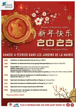 Festivités du Nouvel an chinois à Saint-Benoît