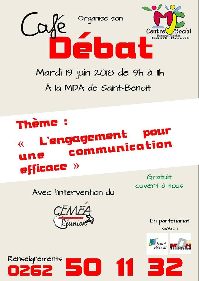 Café/débat "L'engagement pour une communication efficace"