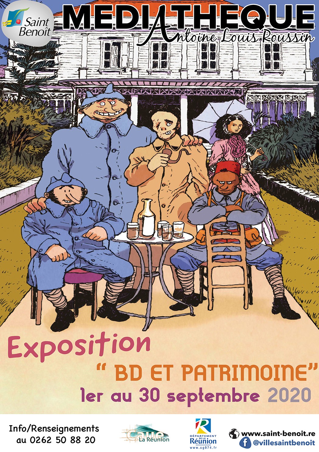 Exposition "BD & Patrimoine" autour de la grippe coloniale