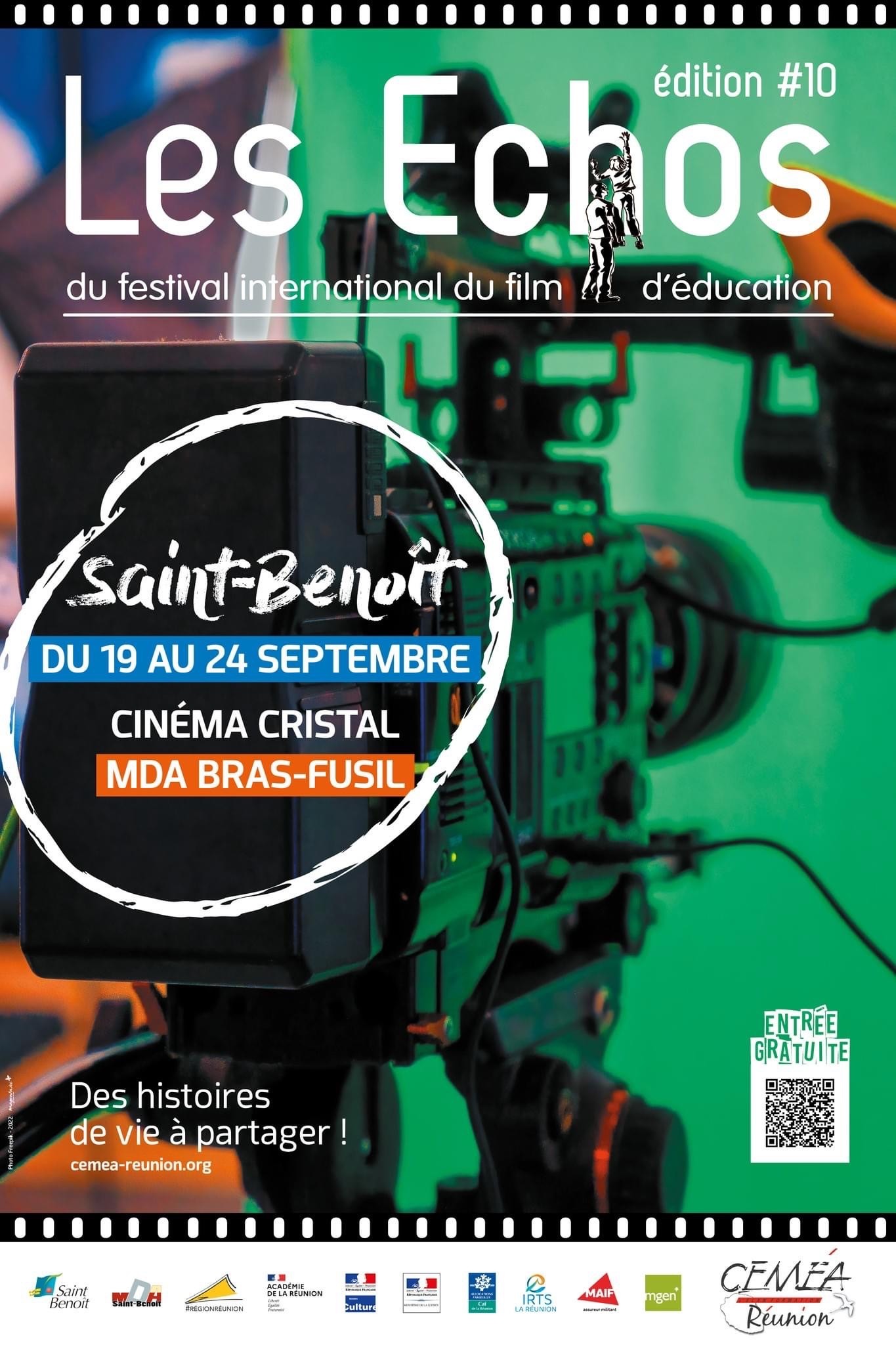 Les Échos du Festival du film de l’éducation de retour à St-Benoît !