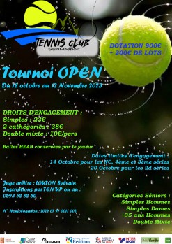 Tournoi Open de tennis
