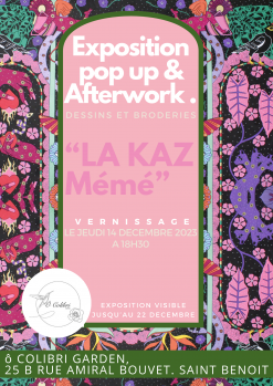 Exposition/Popup & Afterwork "La Kaz Mémé"