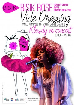 Journée Bisik Rose - Vide Dressing et concert au féminin avec Klowdy