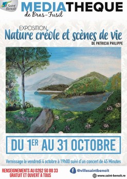 Exposition "Nature créole et scènes de vie" de Patricia Philippe