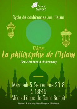 Conférence "La philosophie de l'Islam"