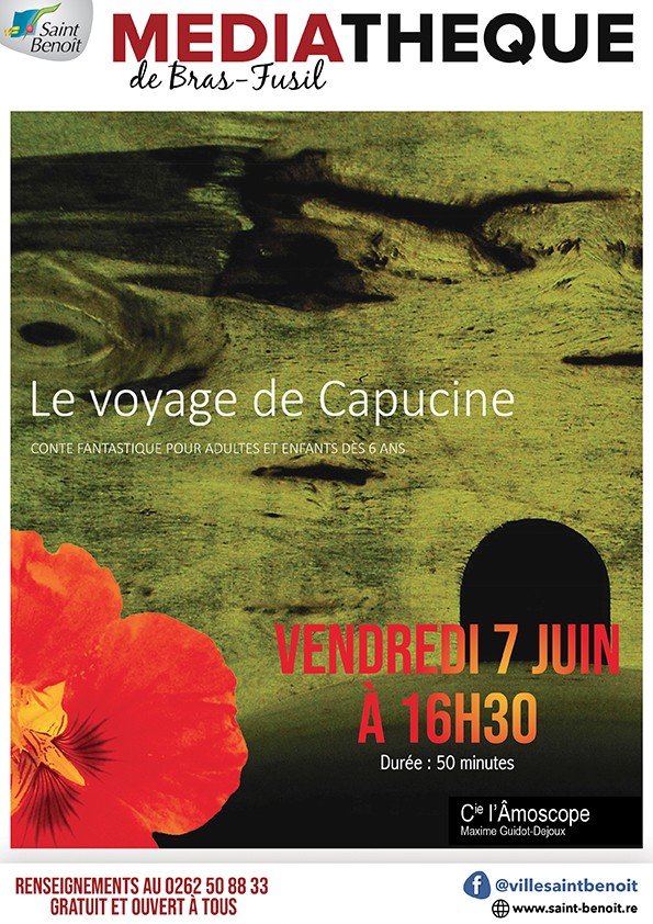 Evènements - Spectacle "Le voyage de Capucine" - Ville de Saint-Benoît