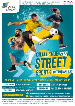 Challenge Street Sports inter-quartiers 2022 !
