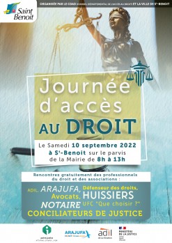La Journée d'accès au droit revient à Saint-Benoît !