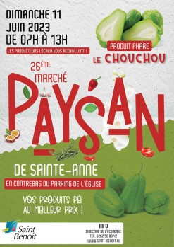 26ème Marché paysan de Sainte-Anne