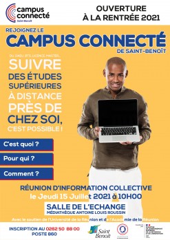 Le Campus connecté de Saint-Benoît ouvre ses portes à la rentrée 2021