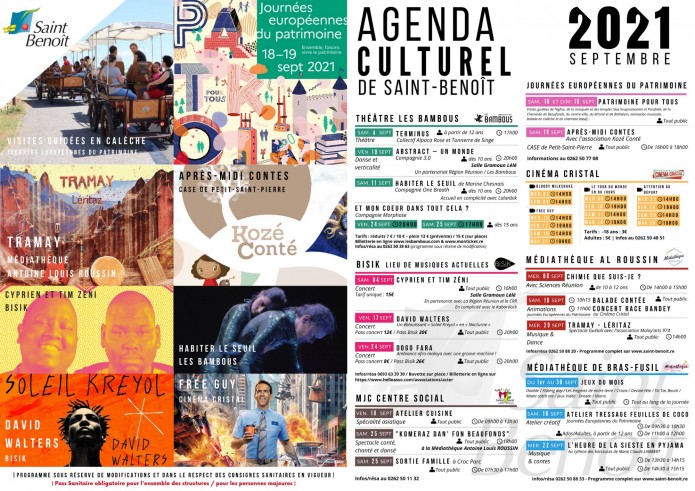 Agenda culturel //SEPTEMBRE 2021