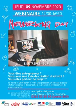 Networking day : s'informer et partager sur l'entrepreneuriat !