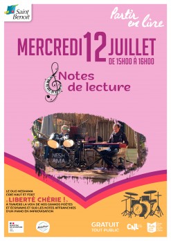 "Notes de lecture" : Un concert littéraire à la médiathèque Antoine Louis Roussin