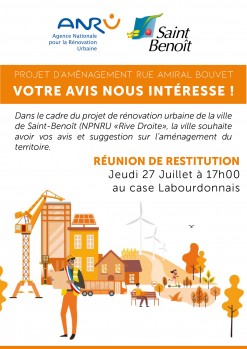 RÉNOVATION URBAINE : Projet d'aménagement rue Amiral Bouvet