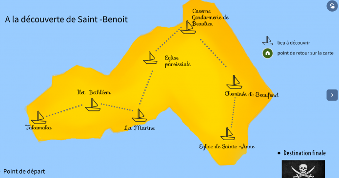 Carte interactive du patrimoine de Saint-Benoît