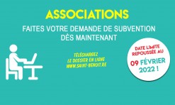 Demande de subvention - Date limite repoussée au 09 février