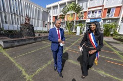 Crise sanitaire : Visite du Président du département à St-Benoît