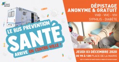 Dépistage anonyme et gratuit : VHB, VHC, VIH, Syphilis, Diabète