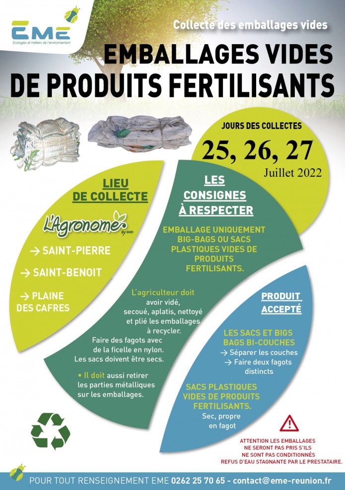 Collecte des emballages vides