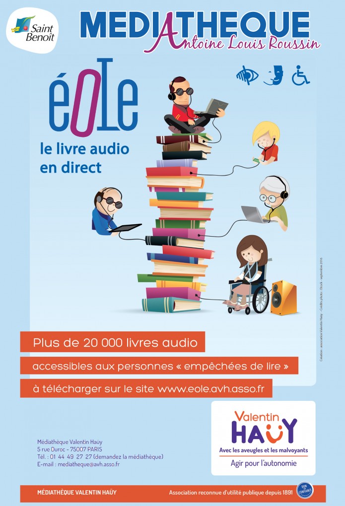 30 000 livres audio disponibles à la médiathèque Antoine Louis Roussin