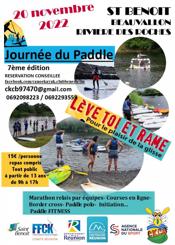 7ème édition de la journée du paddle du Canoë Kayak Club Bénédictin.