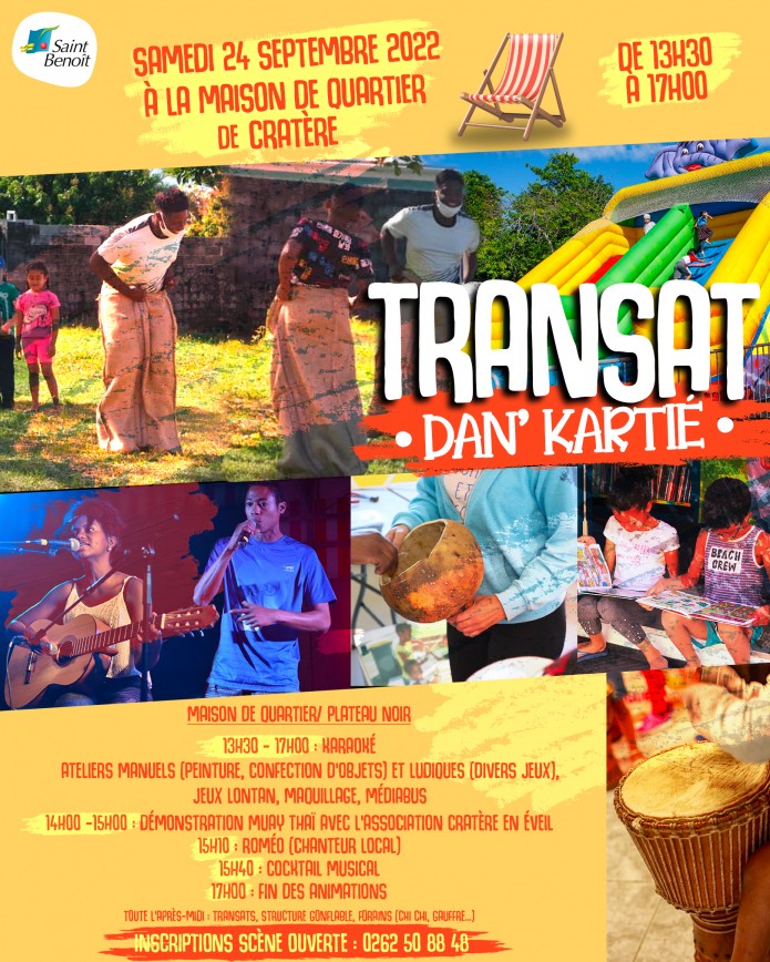 « Transat dan’ kartié » débarque à la maison de quartier de Cratère