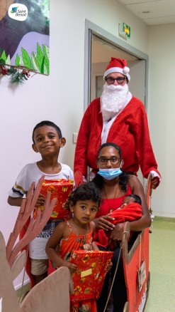 La magie de Noël opère auprès des enfants malades